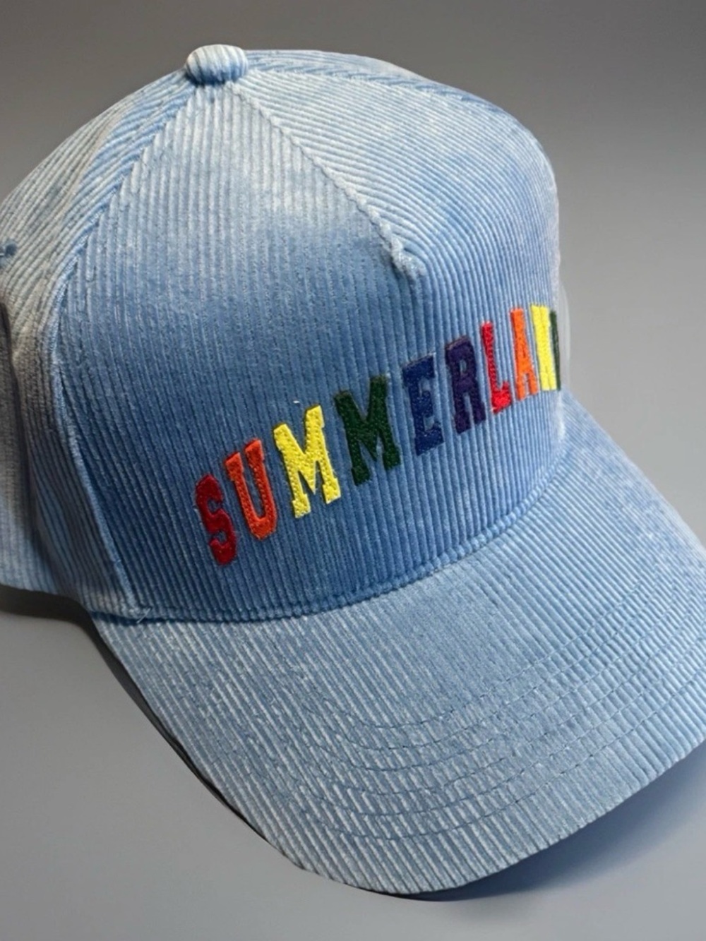 Nahmias Summerland Blue Trucker Hat Snapback Corduroy New Normcore Streetwear
